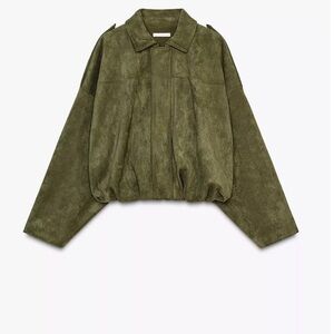 Zara Khaki Utility Jacket for Women